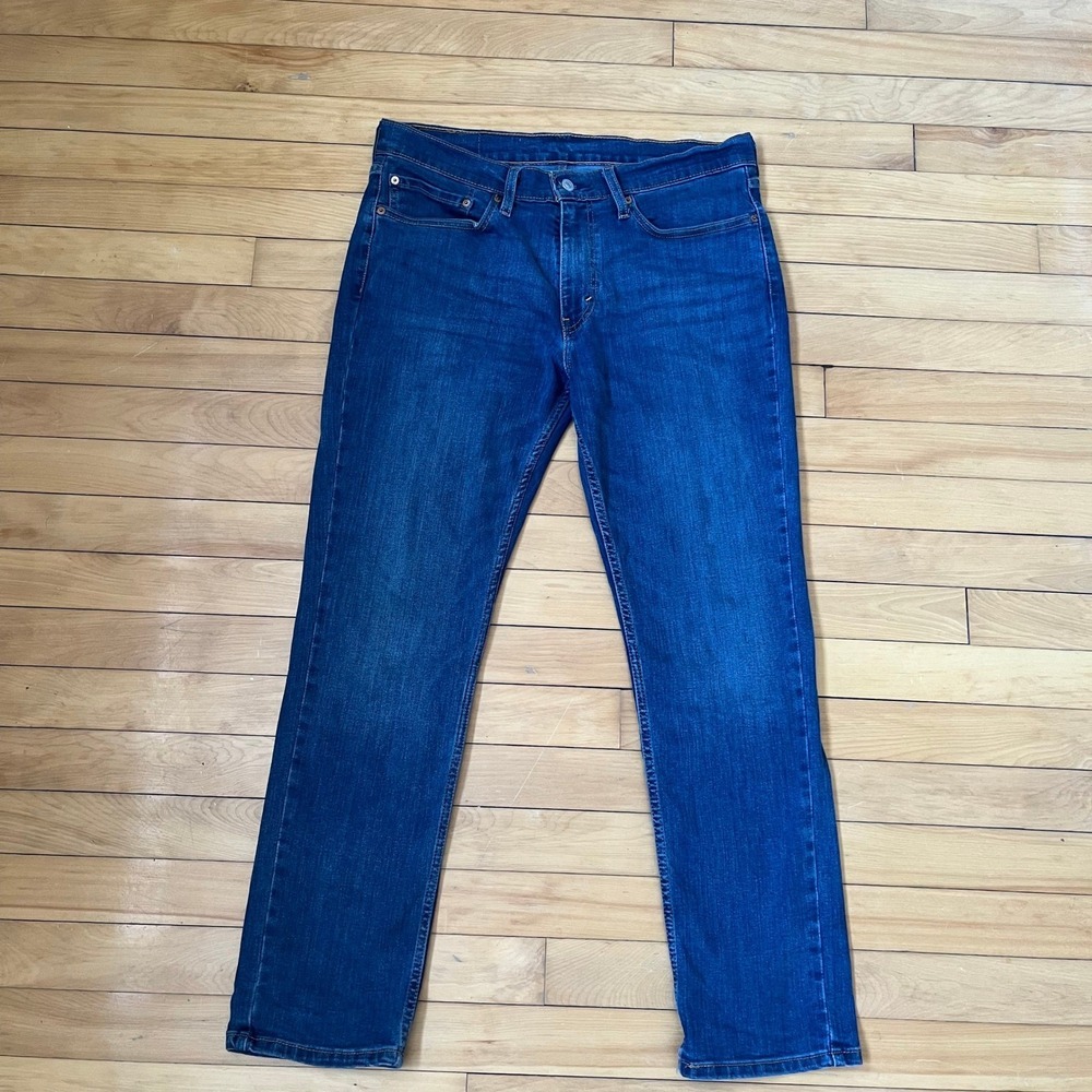 Levis 511 Jeans Mens 34x30 Medium Dark Indigo Blue Denim 04511-2595